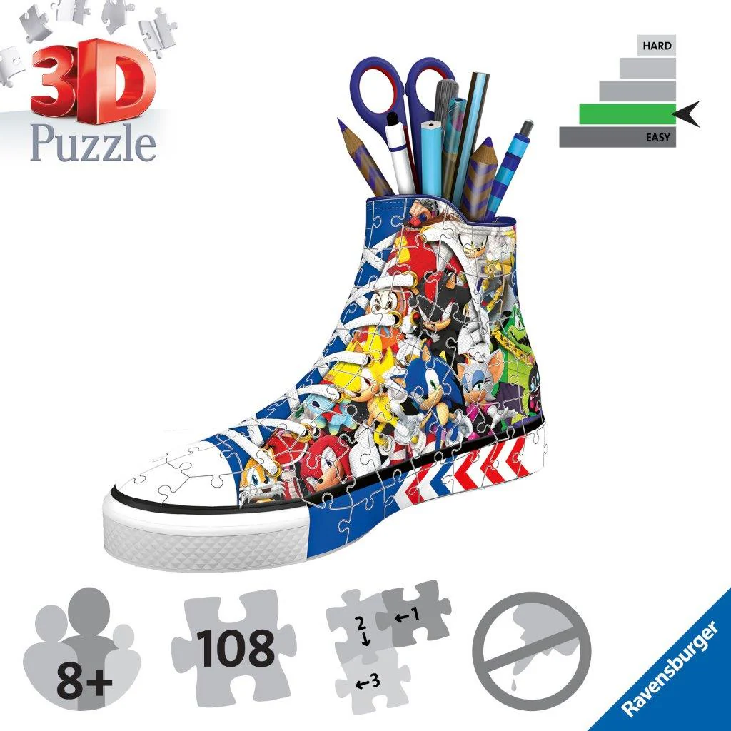 Ravensburger 3D Sonic Trainer 108 Piece Puzzle Ball - Image 4