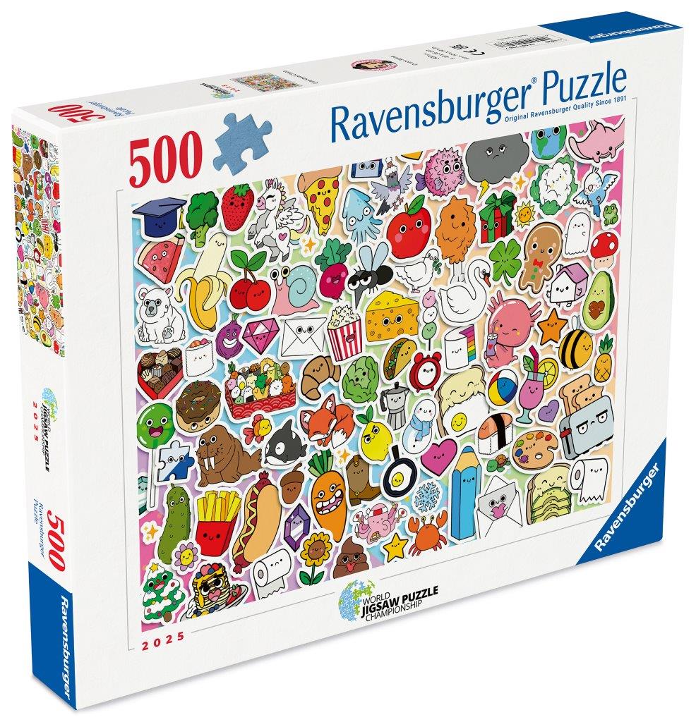 Ravensburger Cute Kawaii Chaos 500 Piece Jigsaw Puzzle