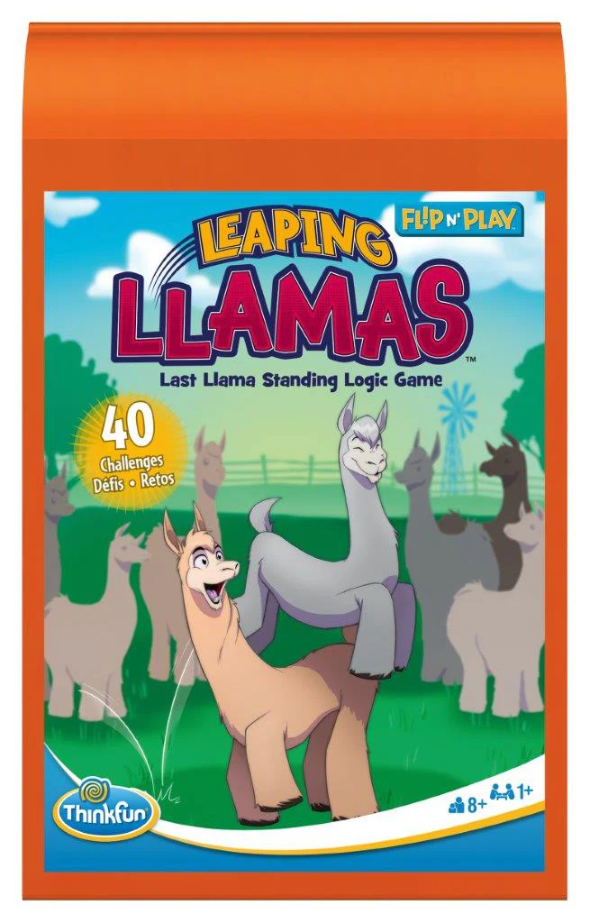 Ravensburger Flip N' Play Leaping Llamas Board Game