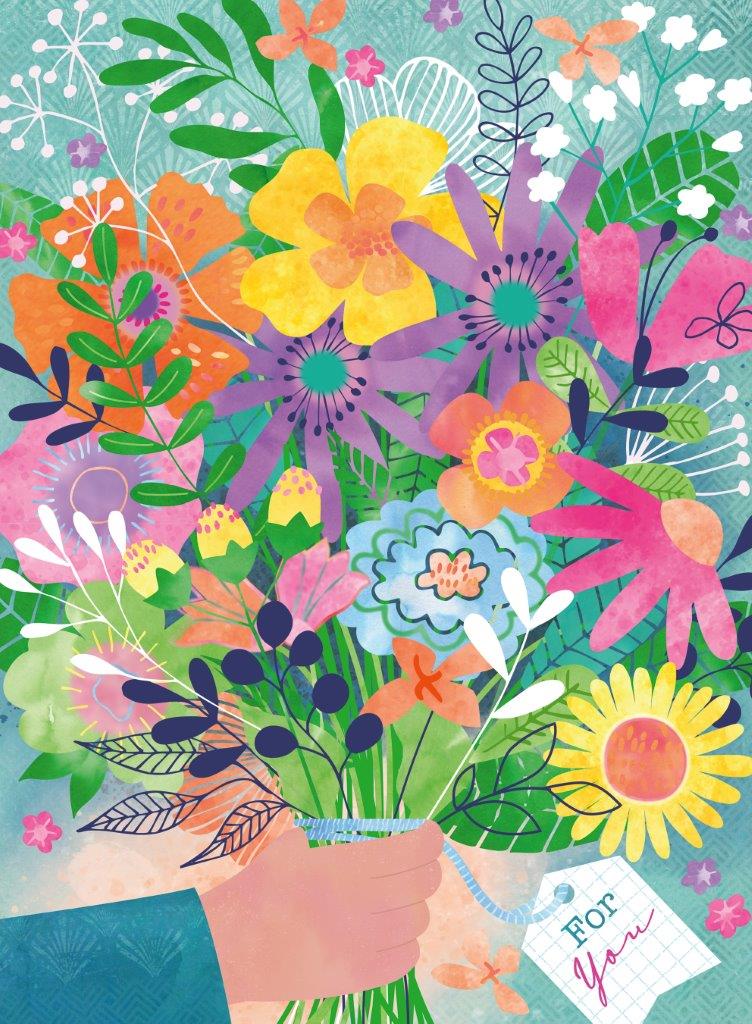 Ravensburger Flowers for you 500 Piece Jigsaw Puzzle - Image 2