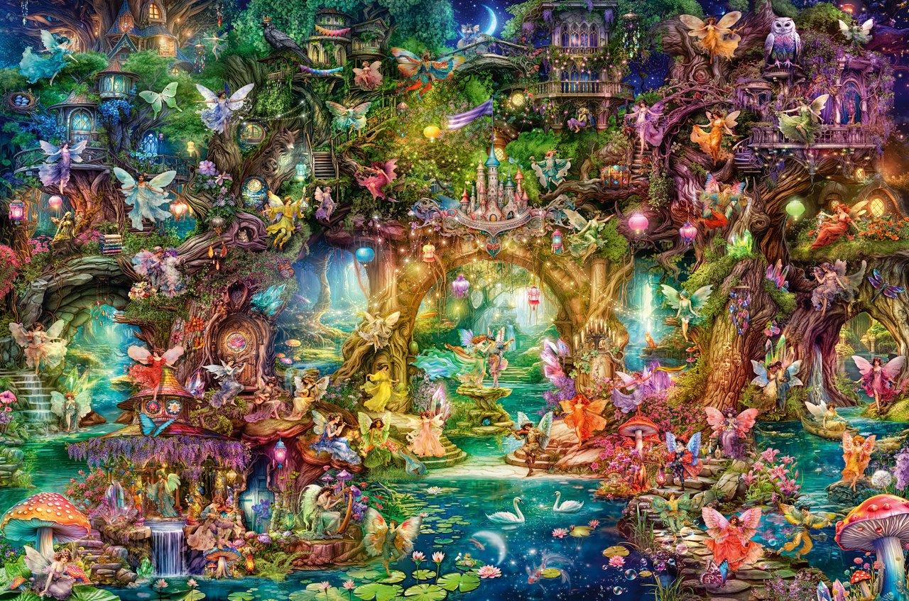 Ravensburger Hidden World of Fairies 4000 Piece Jigsaw Puzzle - Image 2