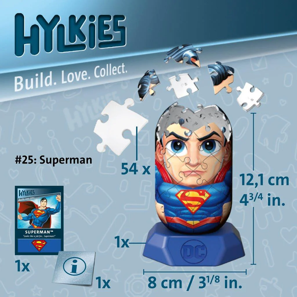 Ravensburger Hylkies DC Superman 3D Puzzle 54 Pieces - Image 5
