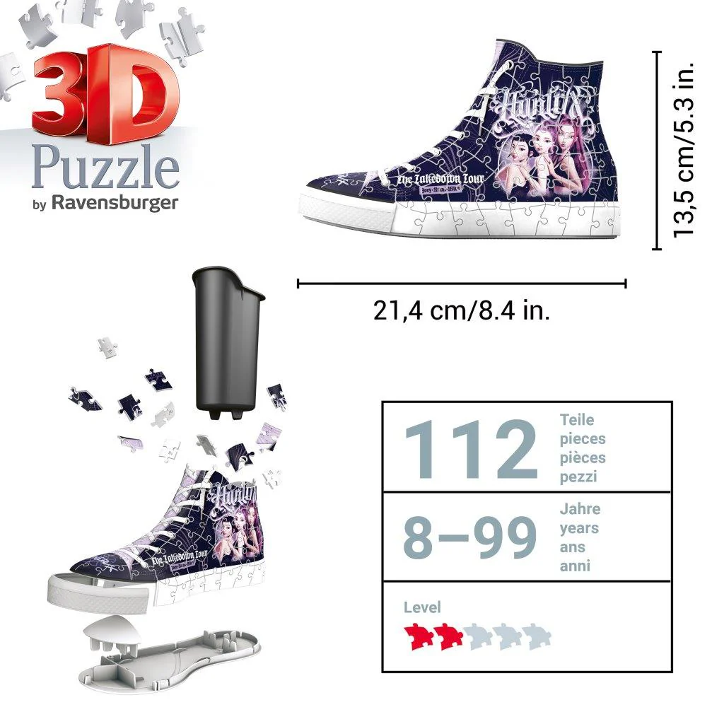 Ravensburger K-Pop Demon Hunters Sneaker 3D Puzzle - Image 4