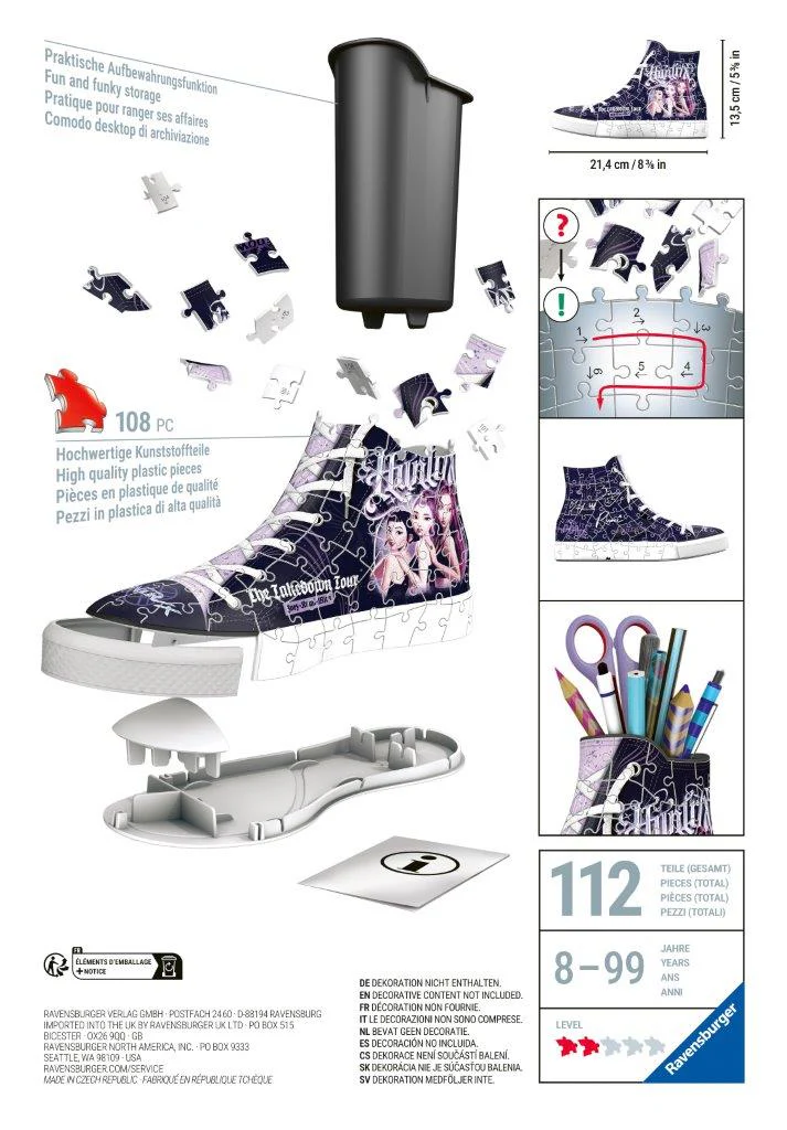 Ravensburger K-Pop Demon Hunters Sneaker 3D Puzzle - Image 5