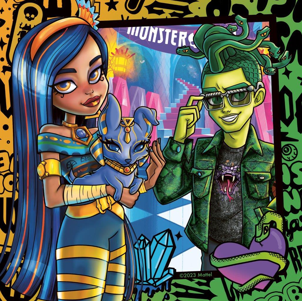 Ravensburger Monster High 3x49 Piece Jigsaw Puzzle Set - Image 4