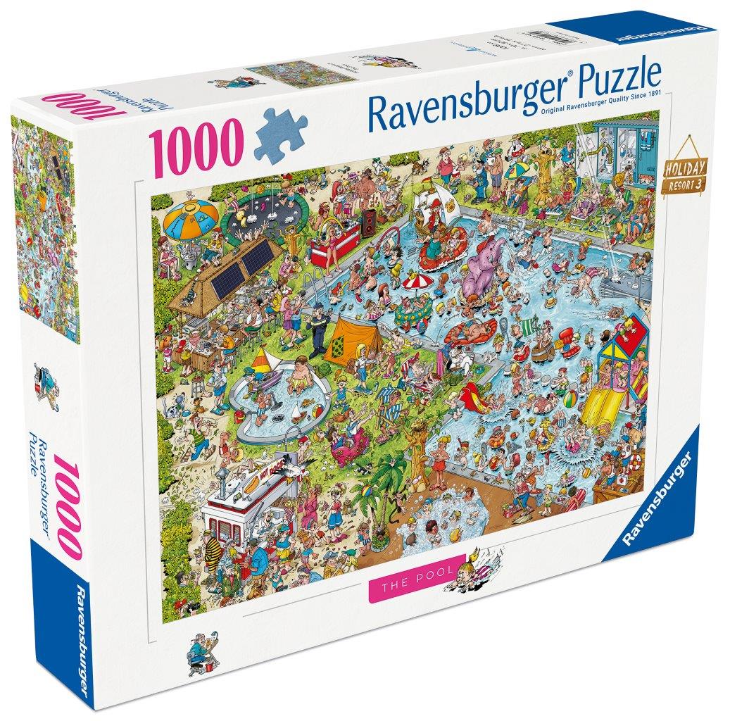 Ravensburger Rays Holiday Resort No.3 The Pool 1000 Piece Jigsaw Puzzle
