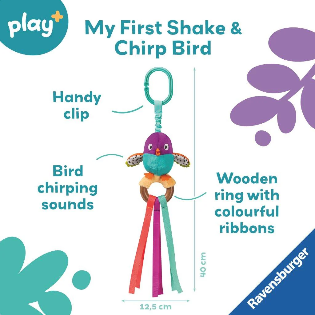 Ravensburger Shake and Chirp Bird Baby Toy - Image 3