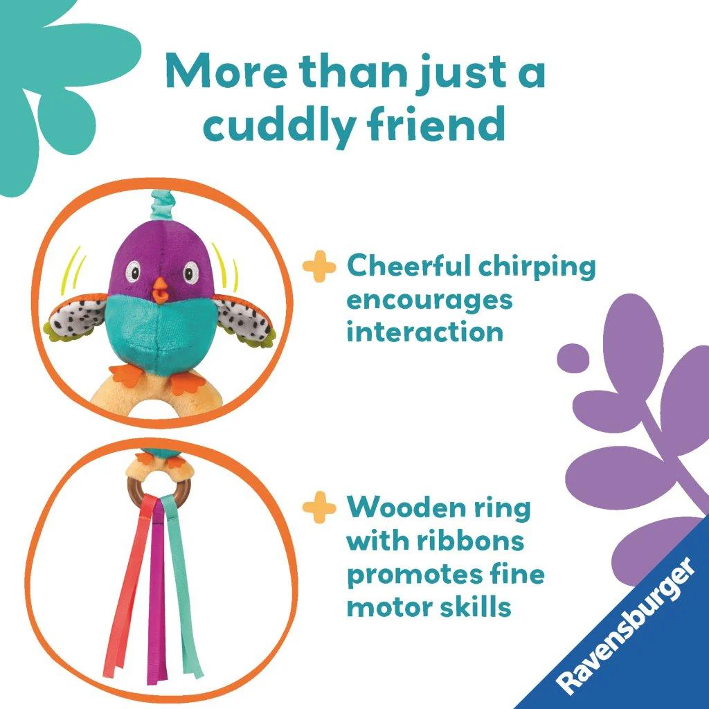 Ravensburger Shake and Chirp Bird Baby Toy - Image 5