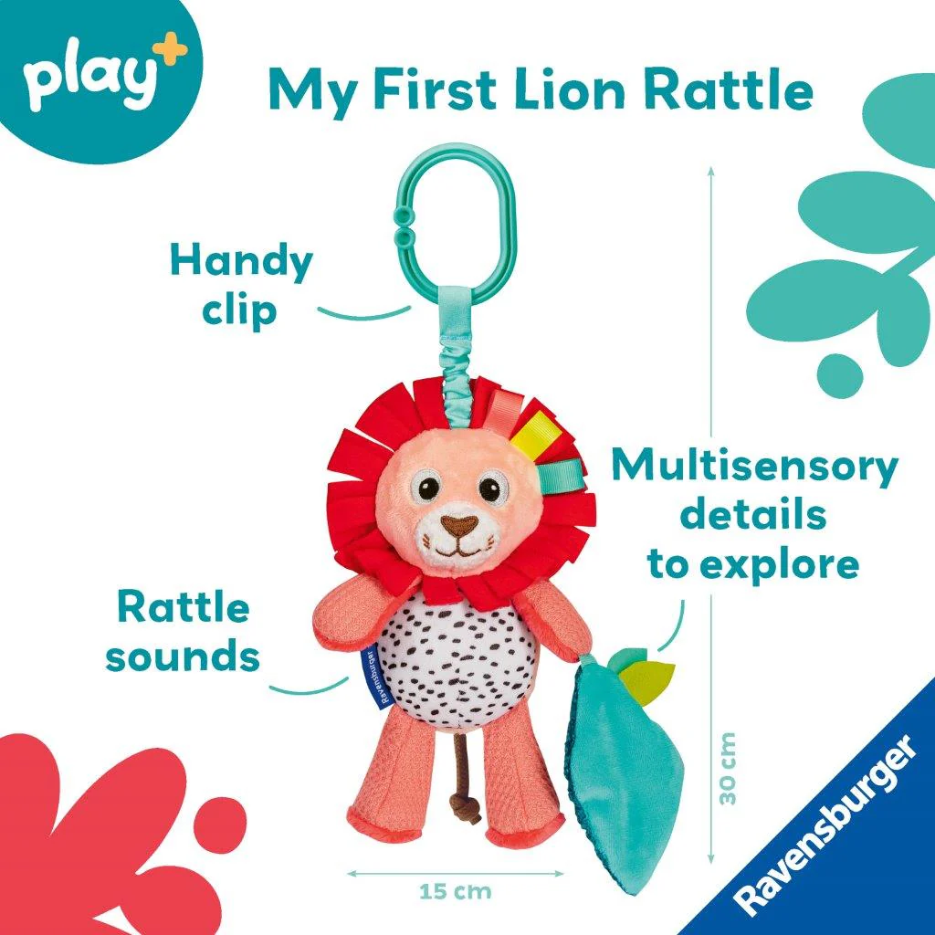 Ravensburger Shake and Rattle Lion Baby Toy - Image 3