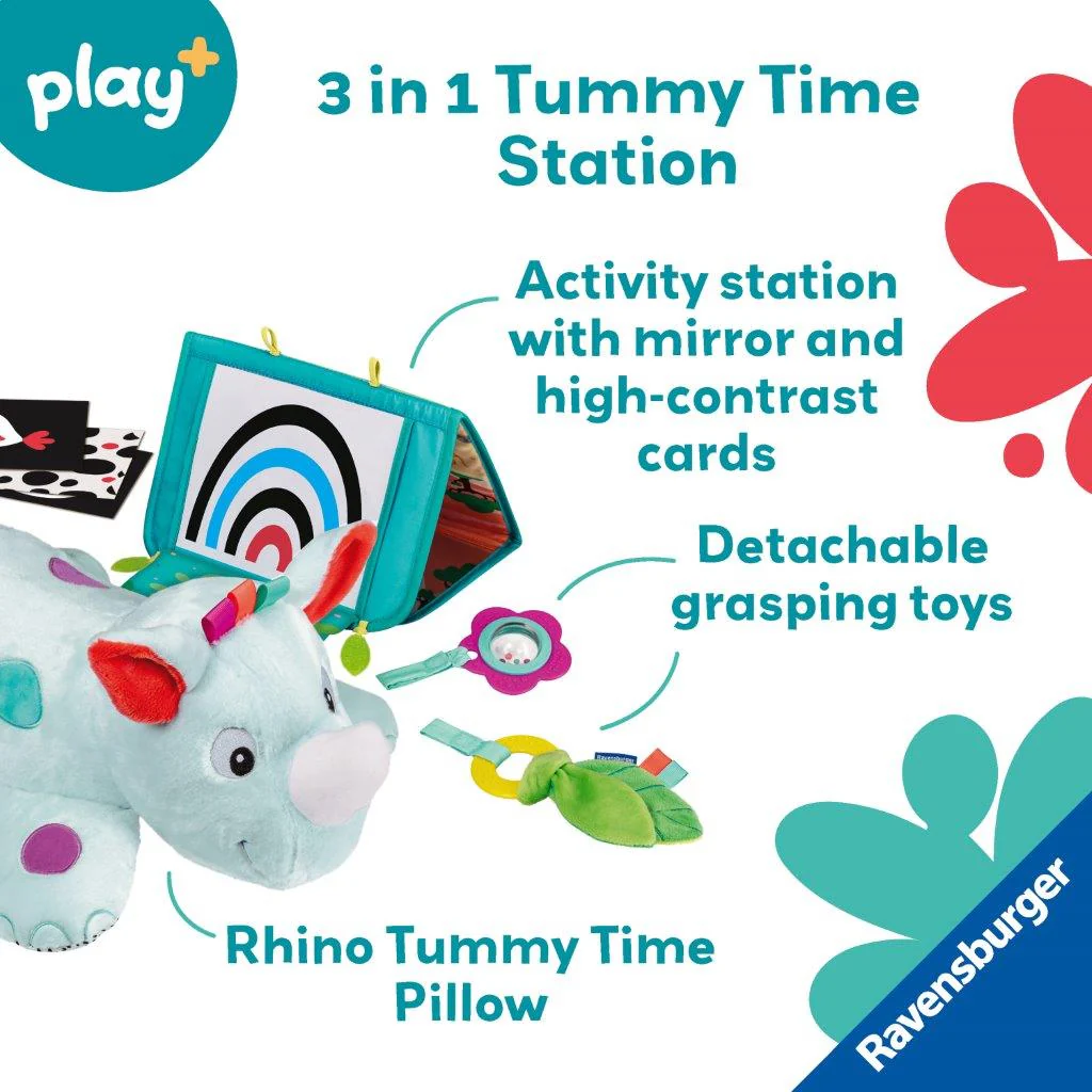 Ravensburger Tummy Time Rhino Activity Station - Image 5