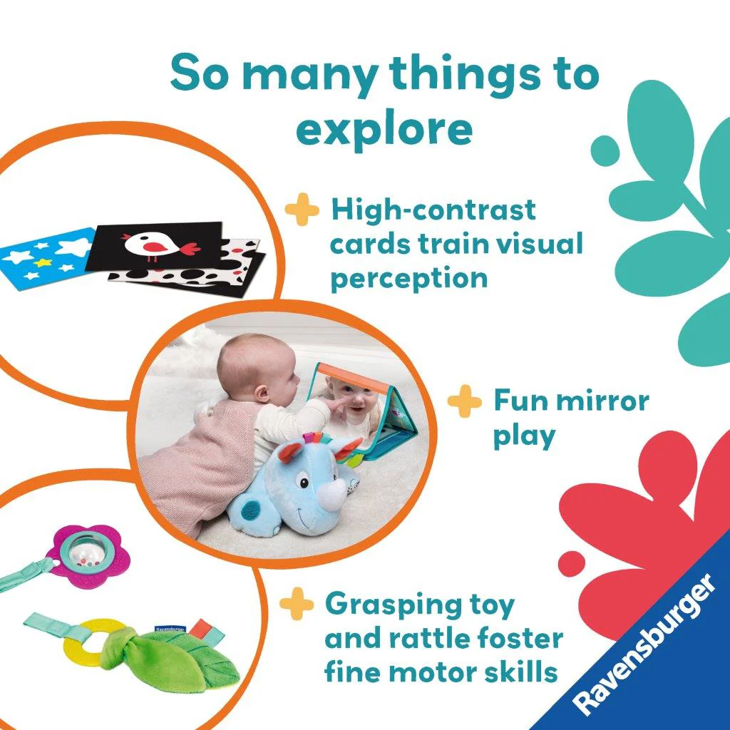 Ravensburger Tummy Time Rhino Activity Station - Image 6