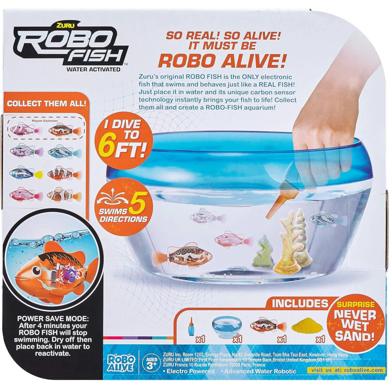 Robo Alive Water Activated Swimming Fish - Image 4