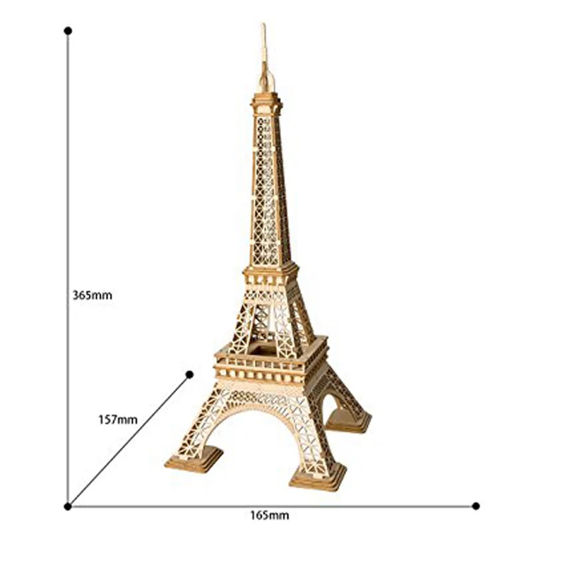 Rokr Eiffel Tower Wooden Model Kit - Image 5