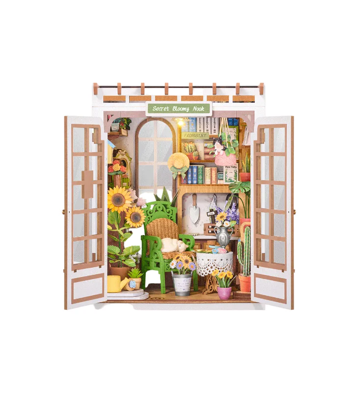 Rolife Secret Bloomy Nook DIY Book Nook Kit