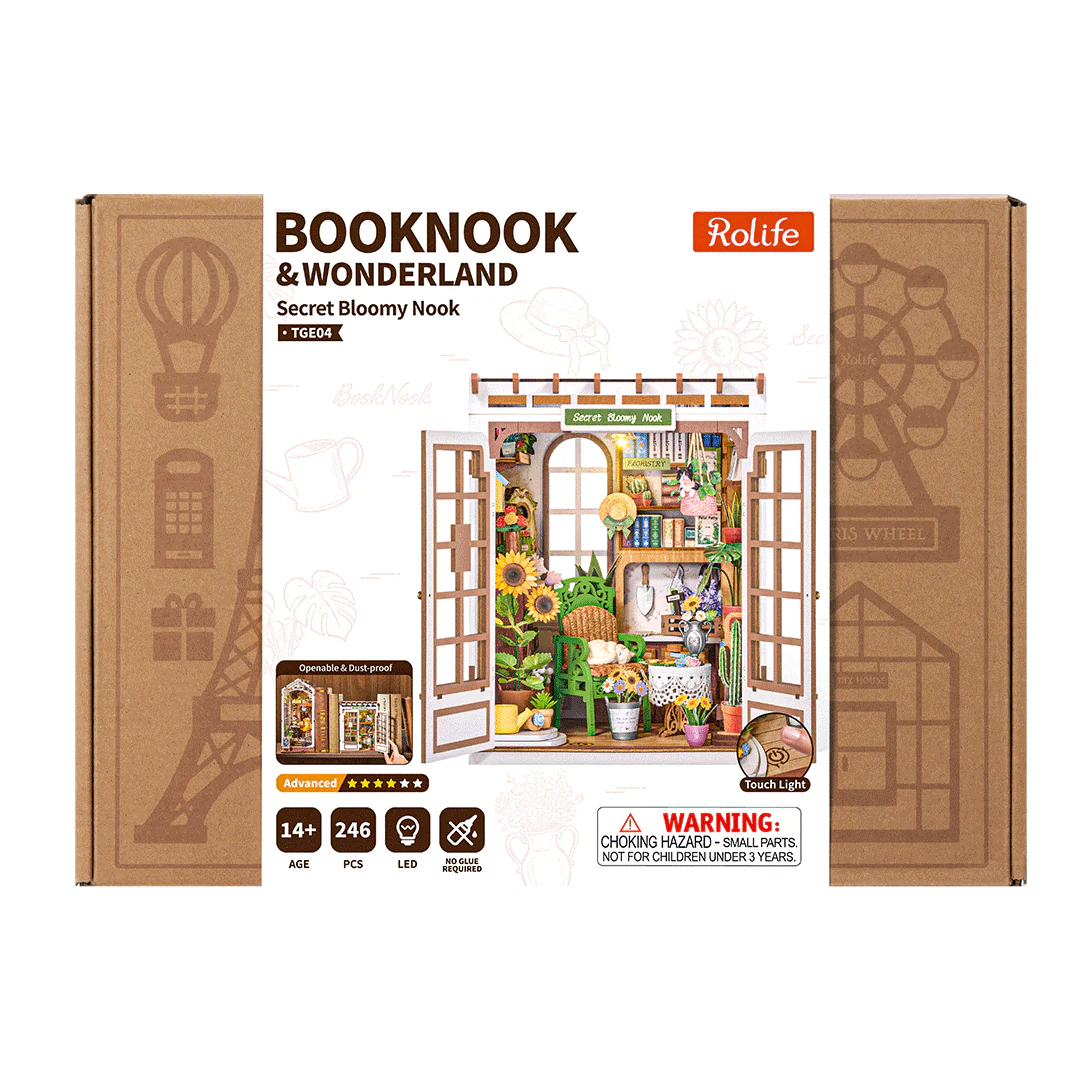 Rolife Secret Bloomy Nook DIY Book Nook Kit - Image 6