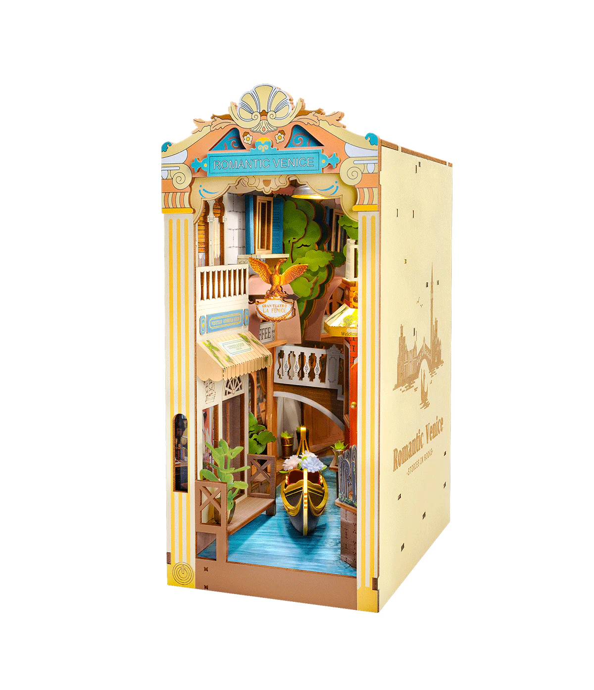 Rolife Romantic Venice DIY Book Nook Kit