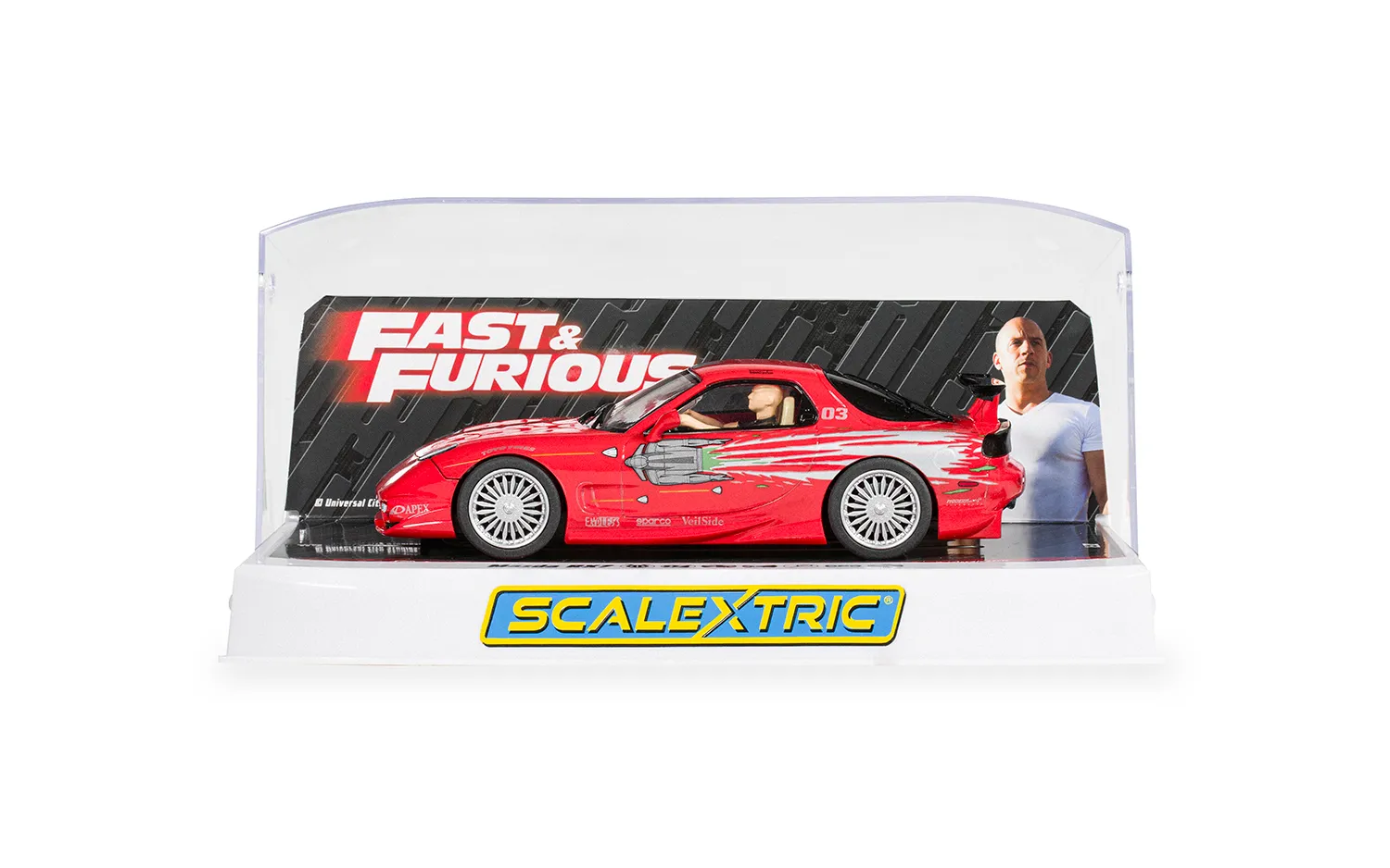 Scalextric Fast and Furious Mazda RX7 Dom Toretto Car - Image 6
