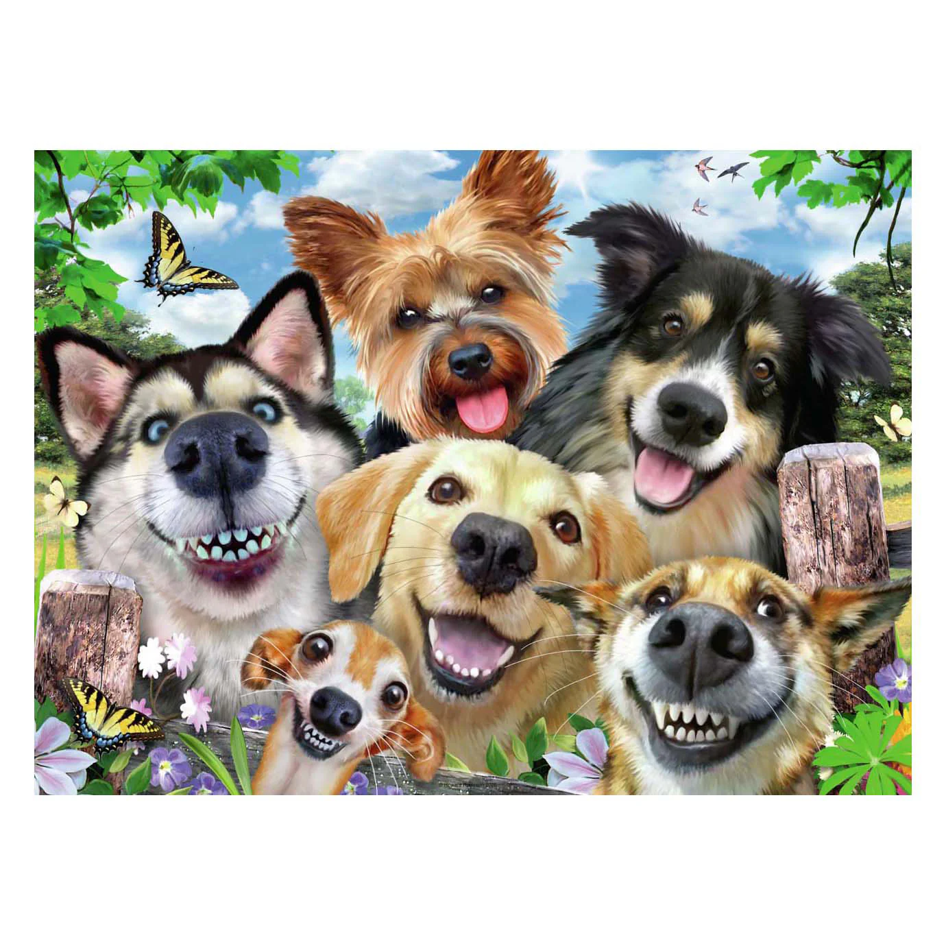 Ravensburger Selfie Dogs Delight 500 Piece Jigsaw Puzzle - Image 2