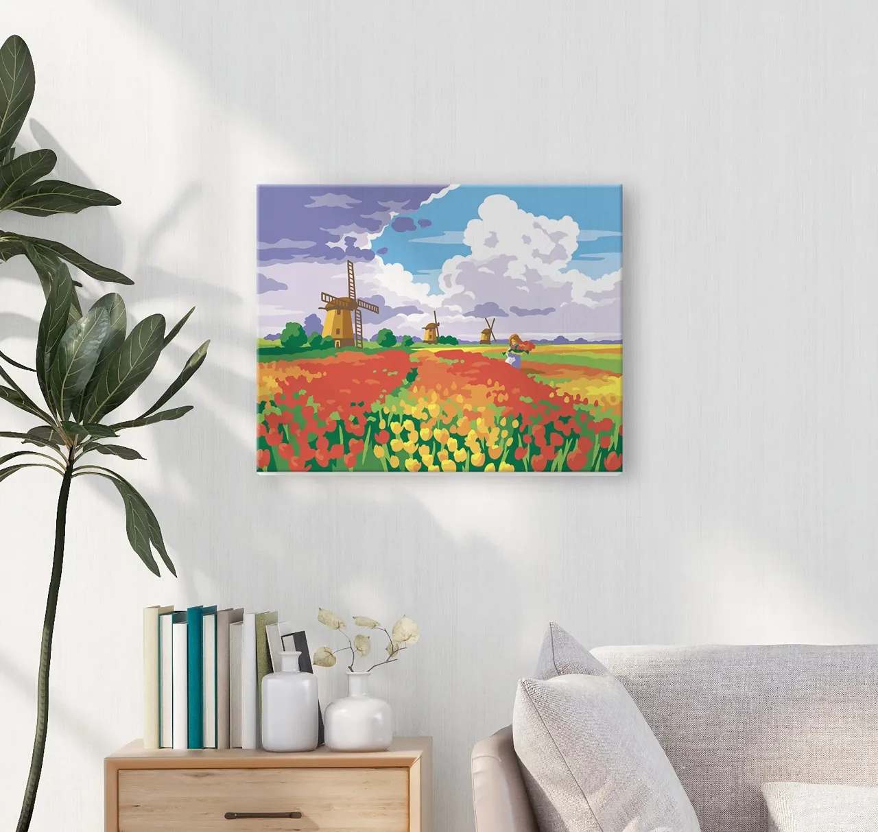 Senior Painting By Numbers Tulips from Amsterdam - Image 5