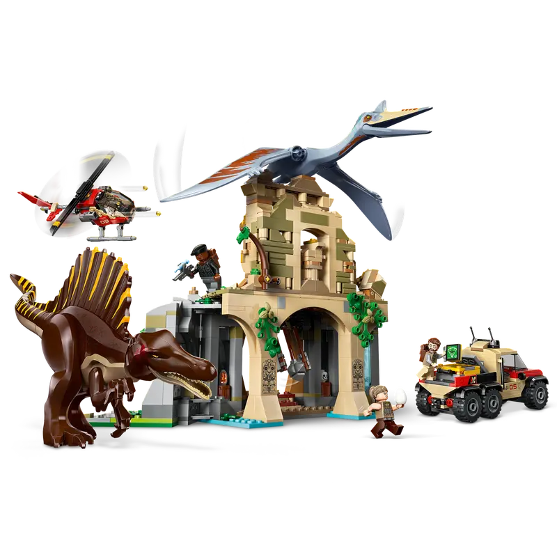Lego Jurassic World Spinosaurus & Quetzalcoatlus Air Mission 76976 - Image 3