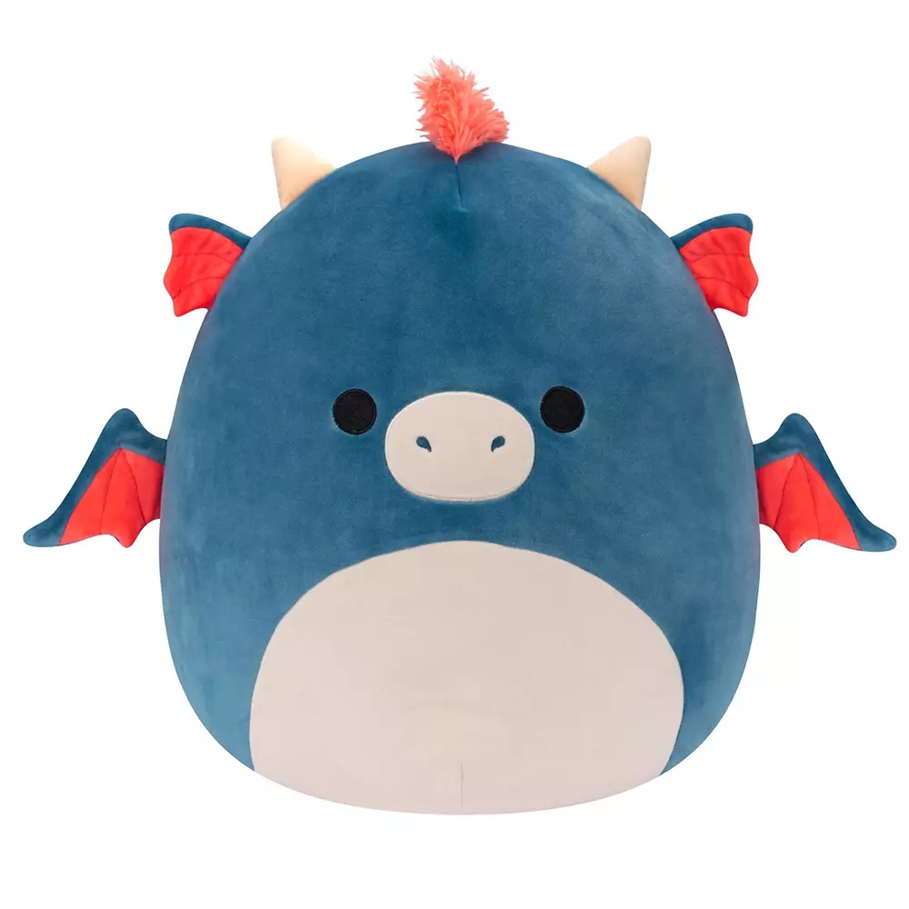 Squishmallows 20" Carin Blue and Orange Dragon