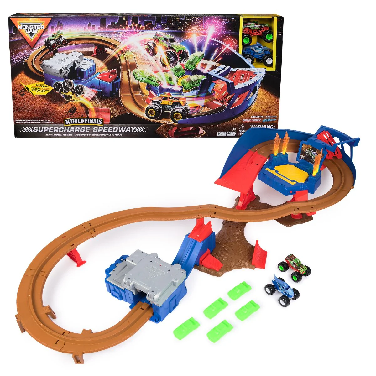 Monster Jam 1.64 Booster Playset