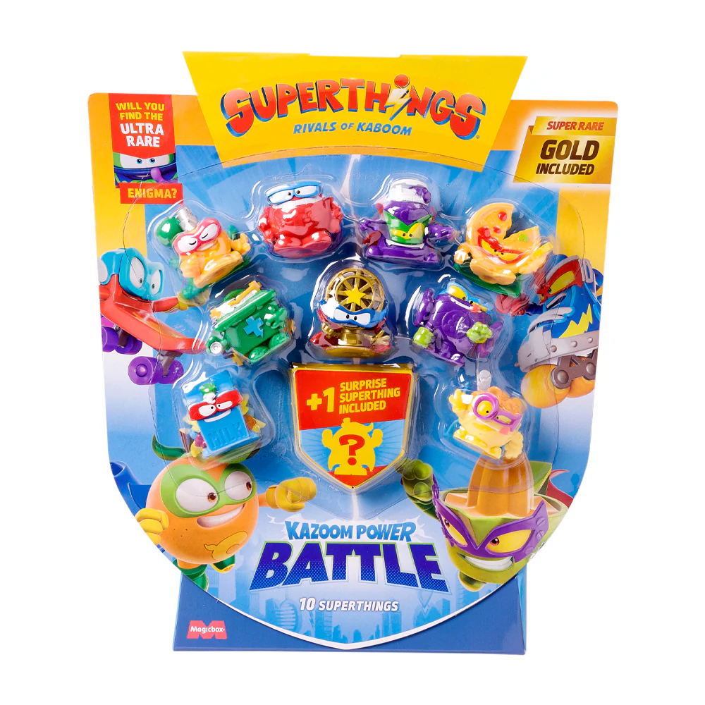 Superthings Kazoom Power Battle 10 Pack Asst