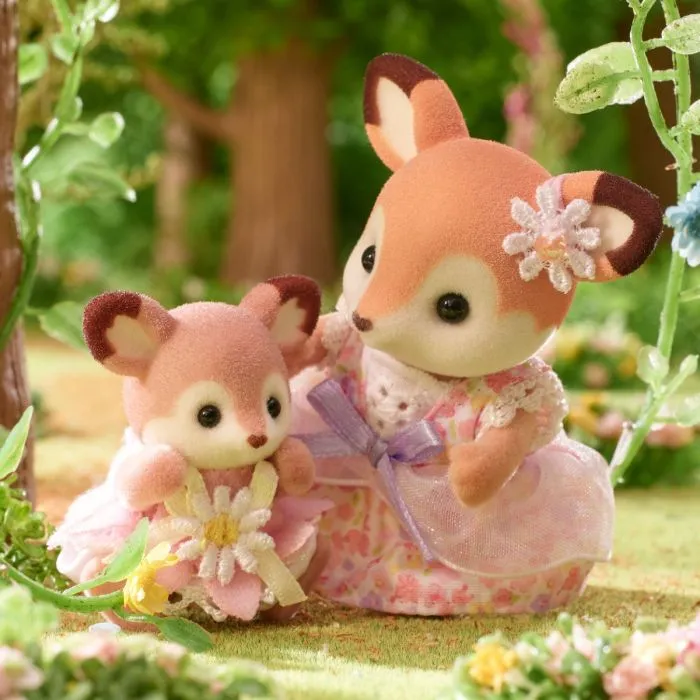 Sylvanian Families Deer Babies Floral Swing Set - Image 5