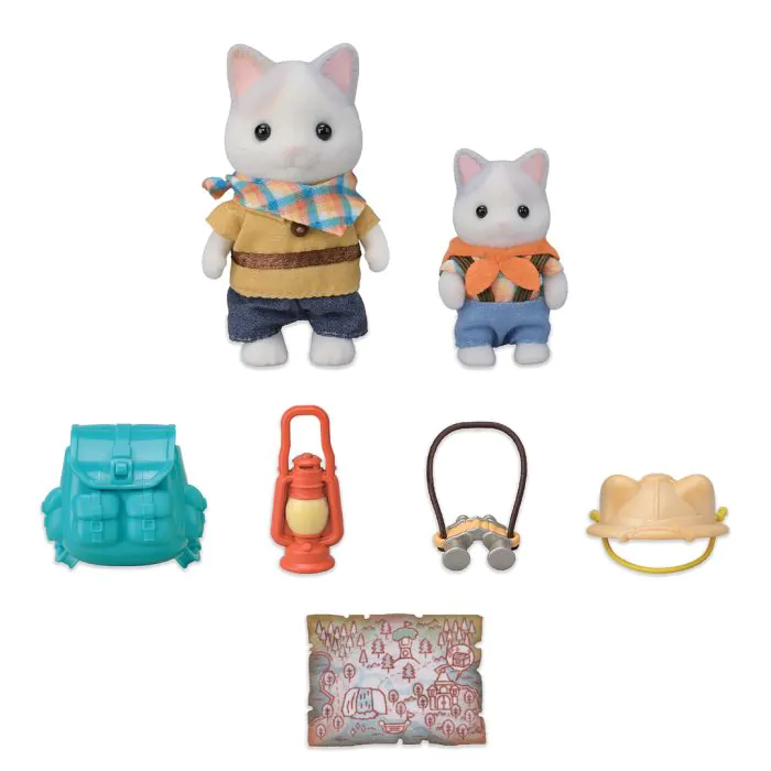 Sylvanian Families Exciting Exploration Set - Latte Cat Brother & Baby - Image 3