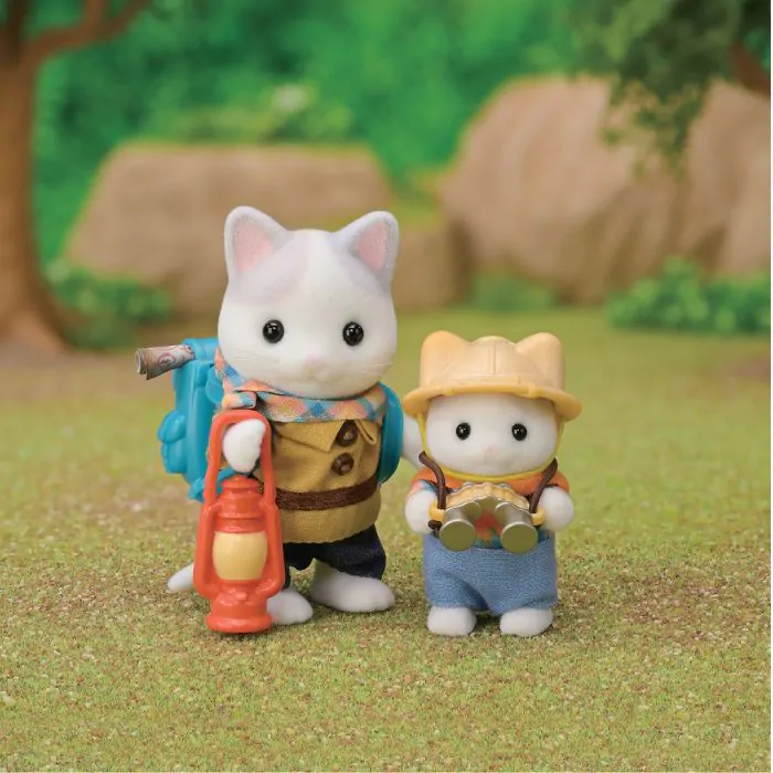Sylvanian Families Exciting Exploration Set - Latte Cat Brother & Baby - Image 5
