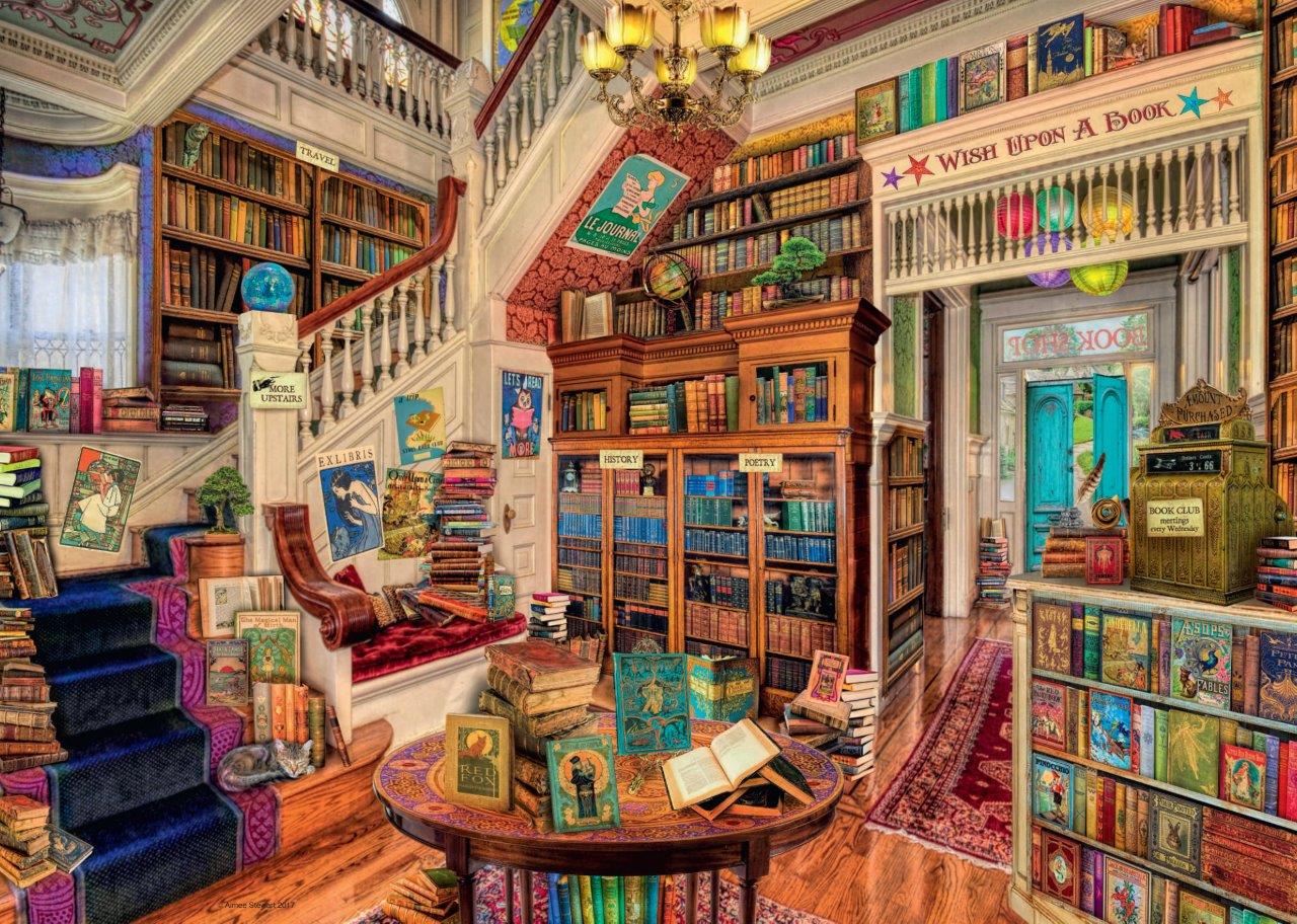 Ravensburger The Fantasy Bookshop 1000 Piece Jigsaw Puzzle - Image 2