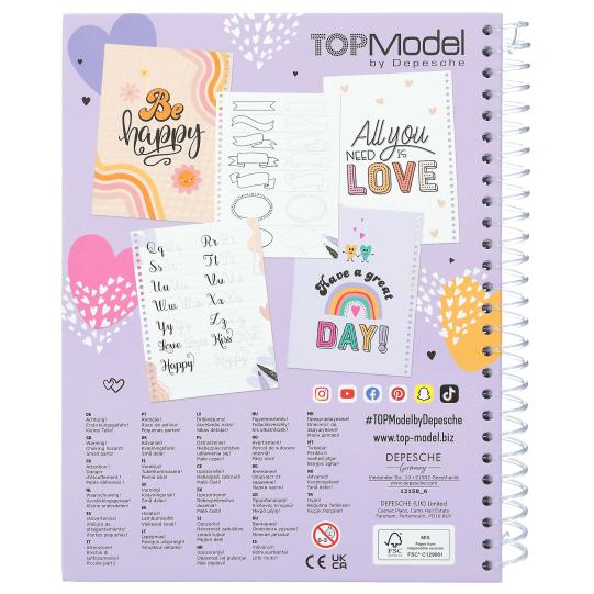 TOPModel Colouring Book Set Handlette - Image 5