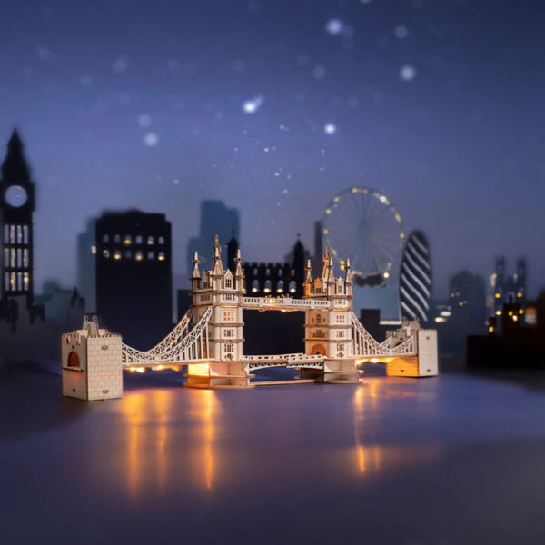 Rokr Tower Bridge Wooden Model Kit - Image 2