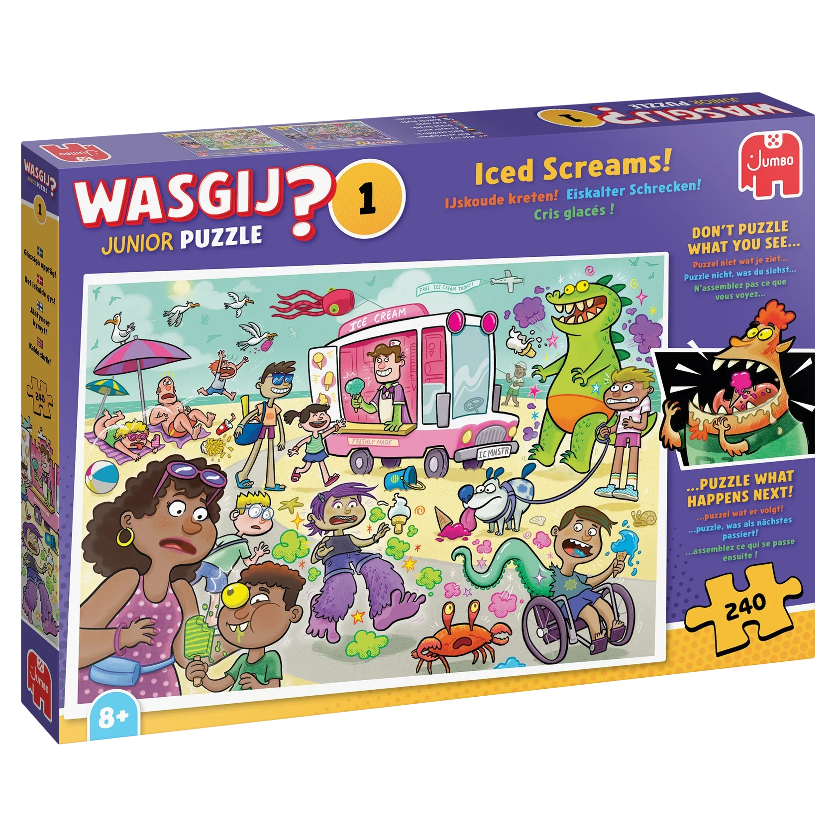 Jumbo Wasgij Junior 1 Iced Screams! 240 Piece Jigsaw Puzzle