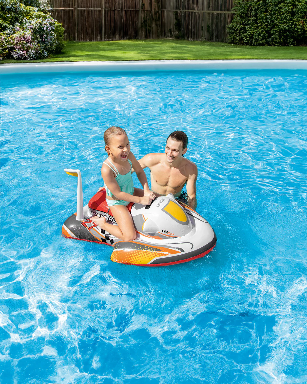 Wave Rider Inflatable Ride-On Float 46 x 30.5 Inch - Image 5