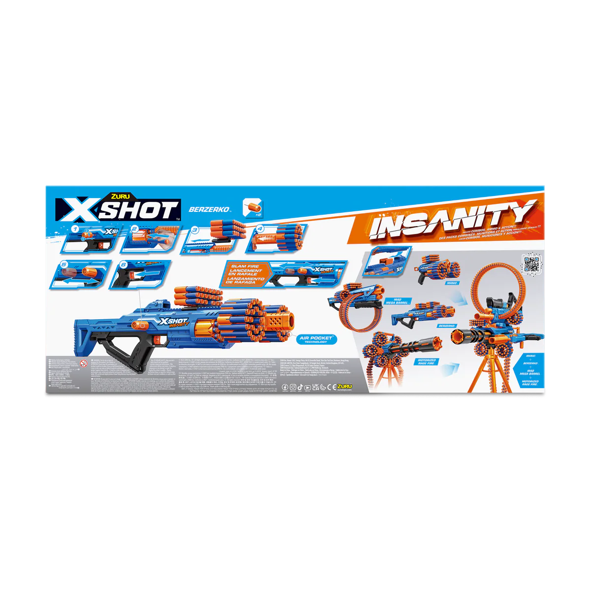 Xshot Insanity-Berzerko 8 Shot (48 Darts) - Image 6