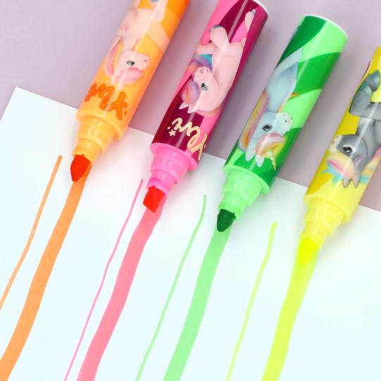 Ylvi Unicorn Topper Highlighter Pen Asst - Image 3
